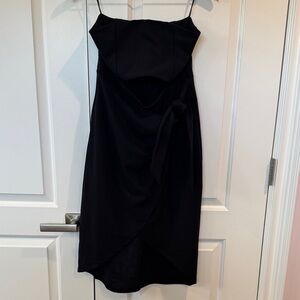 NWT EXPRESS Elegant Black Strapless Dress